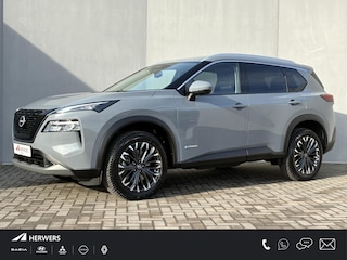 Nissan X-Trail 1.5 e-Power Tekna / Fabrieksgarantie t/m 05-2028 / Apple Carplay/Android Auto / Adaptieve Cruise Control / Stoel-/Stuur-/Voorruitverwarming / Elektrische Achterklep / All-Season banden / Navigatie / Achteruitrijcamera /