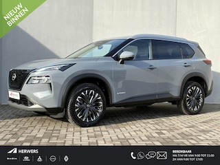 Nissan X-Trail 1.5 e-Power Tekna / Fabrieksgarantie t/m 05-2028 / Apple Carplay/Android Auto / Adaptieve Cruise Control / Stoel-/Stuur-/Voorruitverwarming / Elektrische Achterklep / All-Season banden / Navigatie / Achteruitrijcamera /