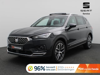 Seat Tarraco Xperience PHEV 1.4 TSI e-Hybrid 245pk full led, trekhaak, standkachel, 360gr. camera, schuif-kanteldak, adaptive cruise, side assist, stoelverwarming voor & achter, alarm, keyless, 20" lichtmetaal