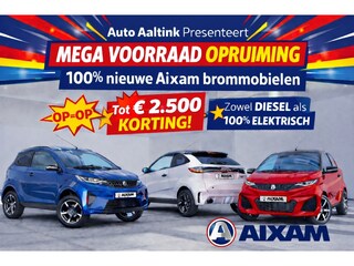 AIXAM Crossover Premium 45KM/H DIESEL AUTOMAAT | HOOG MODEL | CAMERA | LEER!