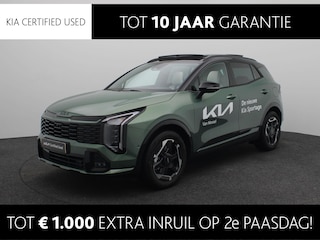 Kia Sportage 1.6 T-GDi Hybrid GT-PlusLine Pano. Dak | Elektr. stoel met geheugen | 360 Camera | LM Velgen 18" | Head-Up | Stoelverwarming en Verkoeling