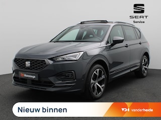 Seat Tarraco 1.4 TSI e-Hybrid PHEV FR Business int. 245PK DSG Pano-Schuifdak, Trekhaak, 19" LM Velgen, Keyless, Voorstoelen en achterbank verwarmd, Side Assist, Elektr. Achterklep