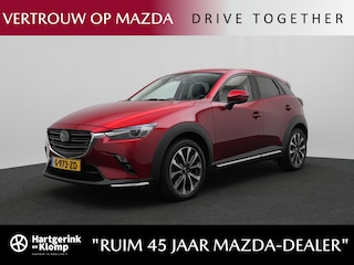Mazda CX-3 2.0 SkyActiv-G GT-M Black Leather pack met vaste trekhaak en Apple CarPlay : dealer onderhouden