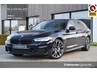 BMW 5-serie Touring 530e Business Edition Plus M | M Pakket | Shadow Line | Elektrische trekhaak | Stoel en stuurwielverwarming | Sfeerverlichting | Laser koplampen | Elektrisch verstelbare stoelen met geheugen | Cruise Control | DAB |