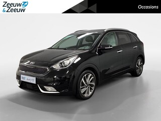 Kia Niro 1.6 GDi First Edition AUTOMAAT AIRCO CAMERA LEER STOELVERWARMING+STOELKOELING STUURVERWARMING LM VELGEN HOGE INSTAP ELECTRISCHE STOELEN JBLSPEAKERS ZEER MOOIE AUTO