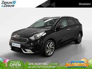Kia Niro 1.6 GDi First Edition AUTOMAAT AIRCO CAMERA LEER STOELVERWARMING+STOELKOELING STUURVERWARMING LM VELGEN HOGE INSTAP ELECTRISCHE STOELEN JBLSPEAKERS ZEER MOOIE AUTO