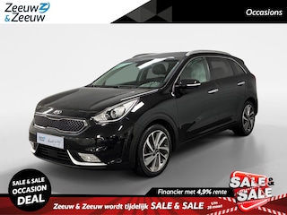 Kia Niro 1.6 GDi First Edition AUTOMAAT AIRCO CAMERA LEER STOELVERWARMING+STOELKOELING STUURVERWARMING LM VELGEN HOGE INSTAP ELECTRISCHE STOELEN JBLSPEAKERS ZEER MOOIE AUTO