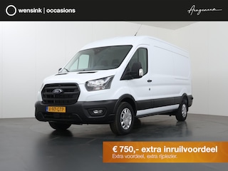 Ford Transit 350 | 2.0 TDCI | L3 H2 | Trend | TREKHAAK 2500 KG AHW | CLIMATE CONTROL | NAVIGATIE | PARKEERSENSOREN V+A | CRUISE CONTROL | BIJRIJDERSBANK | LAADRUIMTE PAKKET | APPLE CARPLAY / ANDROID AUTO | STOEVERWARMING