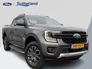 Ford Ranger 2.0 Super Cab EcoBlue Wildtrak 204pk Automaat | Trekhaak | Lederen Bekleding | Rollertop | 3.500kh Trekgewicht | Adaptieve Cruise