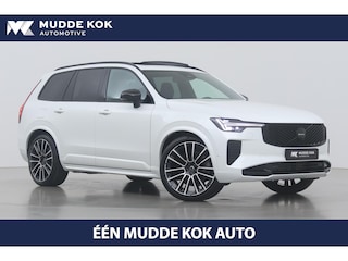 Volvo XC90 T8 Plug-in hybrid Ultra Black Edition | Luchtvering | Bowers & Wilkins | Massage+Ventilatie | Gelamineerd Glas | Trekhaak | 22 Inch