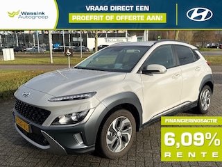 Hyundai Kona 1.6 GDI HEV 141pk DCT Fashion | All Season Banden | Trekhaak | Adaptive Cruise Control | Navigatie | Parkeersensoren | Achteruitrij Camera