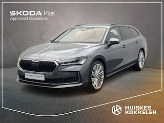 Skoda Superb Combi Business Edition 1.5 eTSI 150pk DSG Automaat Adaptive cruise control, Panoramadak, Lederen bekleding, Elektrische achterklep, Navigatie, Stoelverwarming