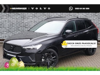 Volvo XC60 2.0 T8 Plug-in hybrid AWD Plus Black Edition | Adaptieve Cruise Control | Panoramadak | Stoel-/Stuur-/Voorruitverwarming | Dodehoek Detectie | 360° Parkeercamera | Harman Kardon Audio |