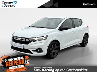 Dacia Sandero 90PK TCe Journey | Camera | Armsteun | Climate Control | Parkeersensoren | Apple CarPlay/Android Auto | Licht & Regen Sensor | Cruise Control | Lichtmetalen Velgen | Full LED |