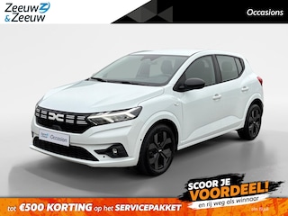 Dacia Sandero 90PK TCe Journey | Camera | Armsteun | Climate Control | Parkeersensoren | Apple CarPlay/Android Auto | Licht & Regen Sensor | Cruise Control | Lichtmetalen Velgen | Full LED |