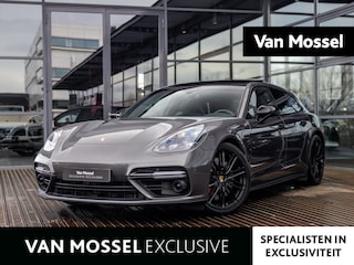 Porsche Panamera Sport Turismo 4.0 Turbo | VIERWIELBESTURING | SFEERVERLICHTING | SOFTCLOSE | TV SCHERMEN ACHTER | PASM LUCHTVERING | SPORTUITLAATSYSTEEM | 21 INCH 911 TURBO DESIGN | AGAATGRIJS | PANORAMA/SCHUIF-KANTELDAK | PDLS+ | 360 CAMERA |