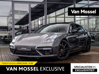 Porsche Panamera Sport Turismo 4.0 Turbo | VIERWIELBESTURING | SFEERVERLICHTING | SOFTCLOSE | TV SCHERMEN ACHTER | PASM LUCHTVERING | SPORTUITLAATSYSTEEM | 21 INCH 911 TURBO DESIGN | AGAATGRIJS | PANORAMA/SCHUIF-KANTELDAK | PDLS+ | 360 CAMERA |