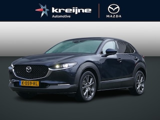 Mazda CX-30 2.0 e-SkyActiv-X M Hybrid Luxury | Trekhaak | Navigatie | Wit Leder | BOSE | Adaptieve Cruise Control | RIJKLAARPRIJS!