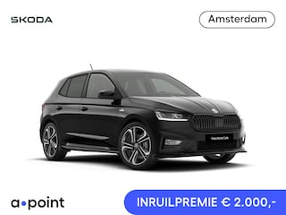 Skoda Fabia Monte Carlo 1.0 TSI 115 pk 7 versn. DSG | Navigatie pakket | Travel assist | Licht en Zicht plus | Verwarmbare voorstoelen | 18 inch lichtmetalen velgen