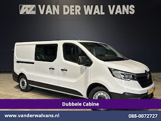 Renault Trafic 2.0 Blue dCi 131pk L2H1 Dubbele Cabine Euro6 Fabrieksgarantie Airco | 6-Zits | Apple Carplay | LED 2500kg Trekhaak, Android Auto, Cruisecontrol, Parkeersensoren, Bijrijdersbank