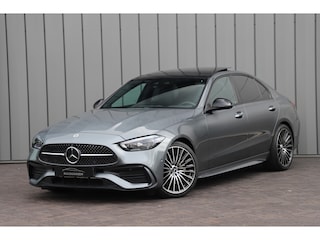 Mercedes-Benz C-klasse 200 AMG | Pano | Burmester | Sfeerverlichting | Distronic | Keyles-go | Memory | Carbon | Digital-light | NL-auto | 2021.