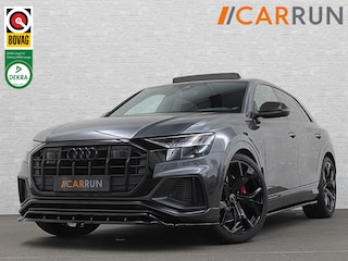 Audi Q8 SQ8 4.0 V8 | RS-Stoelen | Panorama | Massage | Ventilatie | 23'' | B&O Sound | Trekhaak | Bovag Garantie | Carbon | Luchtvering | Black-Optic | Nw.Pr, 220733,=  | Memory | Leder | Matrix-LED | Carplay | 57800,= ex bpm en btw export | BTW Auto 81300,= ex btw.