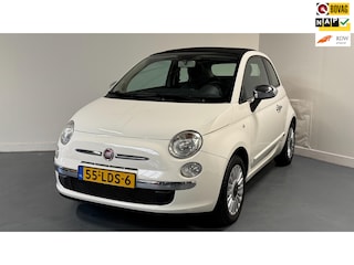 Fiat 500 1.2 Lounge | NL-AUTO | CABRIO | AIRCO | LEER |