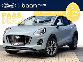 Ford Puma 1.0 EcoBoost Hybrid Titanium | Winter Pack | Camera | Cactus Grey | €6.500,- VOORDEEL