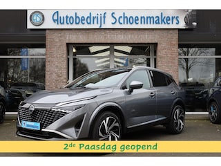 Nissan Qashqai 1.3 MHEV Xtronic Tekna Plus HUD PANO LEER+ALCANTARA MEMORY ACC PRO-PILOT MASSAGE CARPLAY 360-CAMERA RUIT/STUUR/STOELVERWARMING DAB 20"LMV 2xKEYLESS ELEK.KLEP DODEHOEK/VERKEERSBORDDETECTIE ENZ.