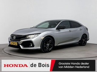 Honda Civic 1.0 i-VTEC Black Edition | Leder | Navigatie | Apple Carplay/Android Auto | Trekhaak | 17 Inch | Camera | Parkeersensoren |