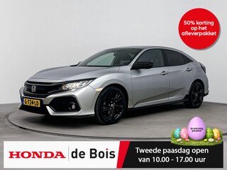 Honda Civic 1.0 i-VTEC Black Edition | Leder | Navigatie | Apple Carplay/Android Auto | Trekhaak | 17 Inch | Camera | Parkeersensoren |