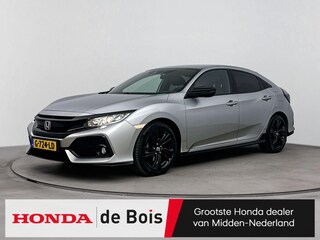 Honda Civic 1.0 i-VTEC Black Edition | Leder | Navigatie | Apple Carplay/Android Auto | Trekhaak | 17 Inch | Camera | Parkeersensoren |
