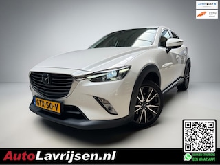 Mazda CX-3 2.0 SkyActiv-G 120 TS BOM VOL OPTIES PARELMOER NAVI/CAMERA CRUISE 18 INCH ZWART LEDER BOSE KEYLESS AFN.TREKHAAK!!