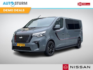Nissan Primastar 2.0 dCi 170 L2H1 N-Connecta Nissan Primastar 2.0 dCi L2H1 N-Connecta Black Edition Dubbel Cabine 5-Persoons | Trekhaak | Vol-Leder | 19'' Velgen | LED | Navigatie | Camera | 2x Schuifdeur | Rijklaarprijs! (Ex. BTW/BPM)
