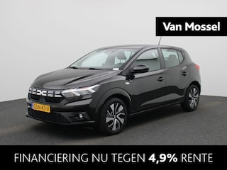 Dacia Sandero 1.0 TCe 90Pk Expression | PDC Achter | Licht- en Regensensor | Cruise Control & Snelheidsbegrenzer | LED-Verlichting | Airconditioning |  DAB-Radio | Apple Carplay & Android Auto