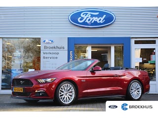 Ford Mustang Convertible 5.0 GT AUTOMAAT | UNIEK: NL-AUTO! | DEALER OH! | FULL OPTION | LEDER | CUSTOM PACK | PDC