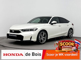 Honda Civic 2.0 e:HEV Advance | Facelift! | Tot 10 jaar garantie mogelijk!* | Direct uit voorraad leverbaar! | Panorama dak | Lederen interieur | Full Option | 18 Inch |