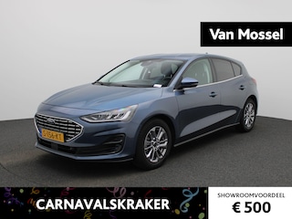 Ford Focus 1.0 EcoBoost Hybrid Titanium | APPLE CARPLAY | ANDROID AUTO | PARKEERSENSOREN | DAB RADIO | CRUISE CONTROL | BLUETOOTH | NAVIGATIE | RİJSTROOKHULP | LICHTMETALEN VELGEN |