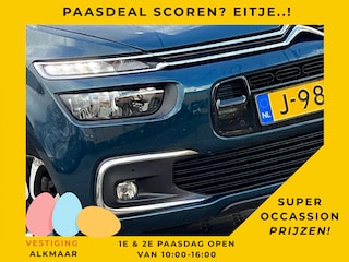 Citroën C4 SpaceTourer 1.2 PureTech Shine Automaat - Alchemy Blue - 7 zitter/Carplay/Camera