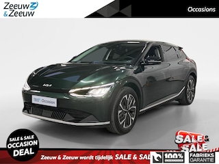 Kia EV6 Air 58 kWh 100% SOH | UNIEKE KLEUR | TREKHAAK | RESTERENDE FABRIEKSGARANTIE | STOEL & STUURVERWARMING !