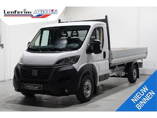 Fiat Ducato 2.2 MJet 140 pk L4 Pick Up / Open Laadbak va 429,- p/mnd, Airco, Cruise Control, 3-Zits, LxBxH 420x202x40 cm Nieuw