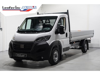 Fiat Ducato 2.2 MJet 140 pk L4 Pick Up / Open Laadbak va 429,- p/mnd, Airco, Cruise Control, 3-Zits, LxBxH 420x202x40 cm Nieuw