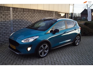 Ford Fiesta 1.0 EcoBoost Vignale 5 DRS Autom Half Leder Sportst Stoel/Stuur Voorruitverw Navi Camera Clima Adapt Cruise PDC ENZ.