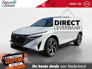 Nissan Qashqai 1.3 MHEV Xtronic Tekna Plus | €5000,- korting inclusief inruilpremie | Meest uitgebreide uitvoering | Andrioid/Apple Carplay | 360graden camera's | Stoel-/ Stuur-/ Voorruitverwarming | Panoramadak |