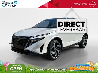 Nissan Qashqai 1.3 MHEV Xtronic Tekna Plus | €5000,- korting inclusief inruilpremie | Meest uitgebreide uitvoering | Andrioid/Apple Carplay | 360graden camera's | Stoel-/ Stuur-/ Voorruitverwarming | Panoramadak |