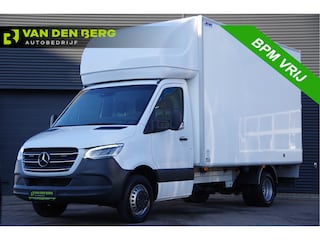 Mercedes-Benz Sprinter 519 3.0 CDI V6 N1 BAKWAGEN DUBBELLUCHT, AUT. LED, 3.5T TREKHAAK, LEDER, GEVEERDE STOEL, ADAPT. CRUISE, TREKHAAK, MBUX 10'', NAVI, CLIMA, MEUBELBAK, DUBBEL LUCHT