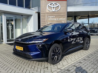 Toyota bZ4X Executive 73 kWh WARMTEPOMP STOELVERW/KOELING INFRAROOD STUURVERW JBL-AUDIO LEER EL-STOEL BLIND SPOT NAVI CLIMA PARK-SENSOREN