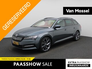 Skoda Superb Combi 1.4 TSI iV Sportline Business | Automaat | Apple Carplay/Android Auto | Stoelverwarming Voor + Achter | Navigatie | Sfeerverlichting |