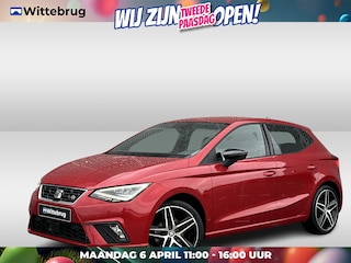 Seat Ibiza 1.0 TSI 110pk FR / LED koplampen / Navigatie / Camera / Stoelverwarming / Half leder Alcantara / 18" LMV