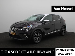 Renault Captur TCe 130 EDC Automaat Initiale Paris | EASY LINK Navigatiesysteem incl Bose® met 9,3” touchscreen + Apple CarPlay & Android Auto | Bekleding rundleder ‘Initiale Paris Noir’ | Lichtmetalen wielen 18” ‘Initiale Paris’ |